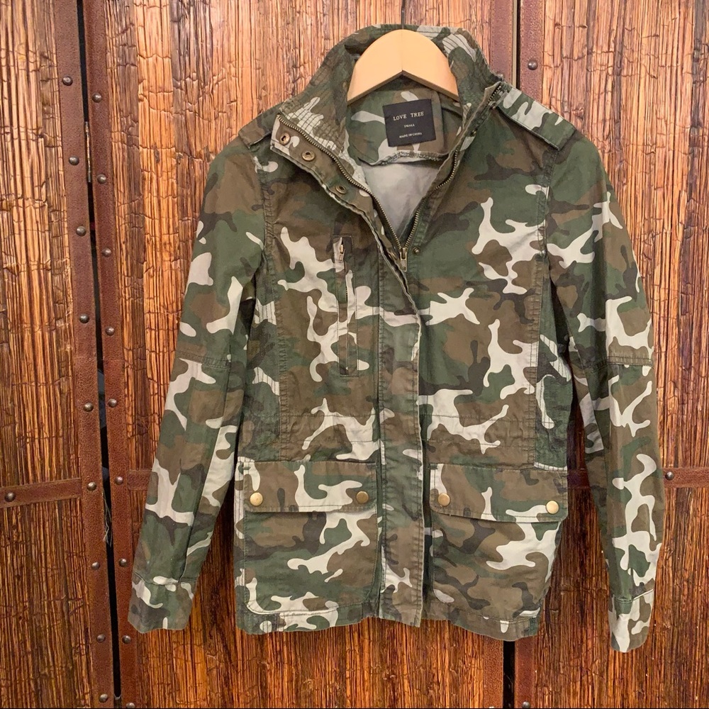 Love Tree Camo Jacket